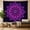 D, variant on XaaKee Tapestry Wall Hanging, Vintage Violet Bohemian Spiritual Mandala Large Tapestry, High-Quality Polyester Tapestry For Bedroom, Living Room Bedroom Decor, 60x40Inch