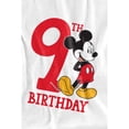 thumbnail image 2 of Disney Boys/Girls Mickey Mouse 9th Birthday T-Shirt, 2 of 4