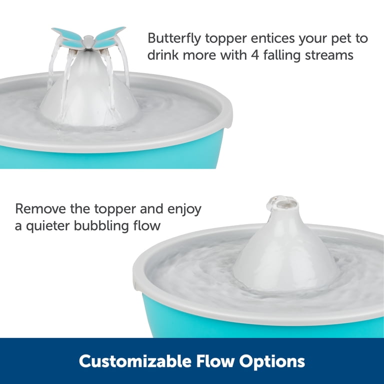 Butterfly Pet Water Fountain with Multiple Streams photo 4