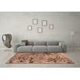 thumbnail image 3 of Ahgly Company Indoor Rectangle Abstract Brown Modern Area Rugs, 7' x 9', 3 of 4
