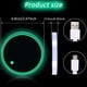 thumbnail image 4 of Luz LED para portavasos de coche, 2 posavasos impermeables, 7 colores, luminiscente, con carga USB, luz de ambiente para decoración de interiores (3 modos de color), 4 of 5