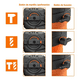 thumbnail image 3 of Rotomartillo electroneumático  Bloosom 32 G negro y naranja, 3 of 5