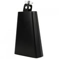 thumbnail image 7 of 7 Inch Black Metal Cowbell Cattle Bell Percussion Musical Instrument, 7 of 7