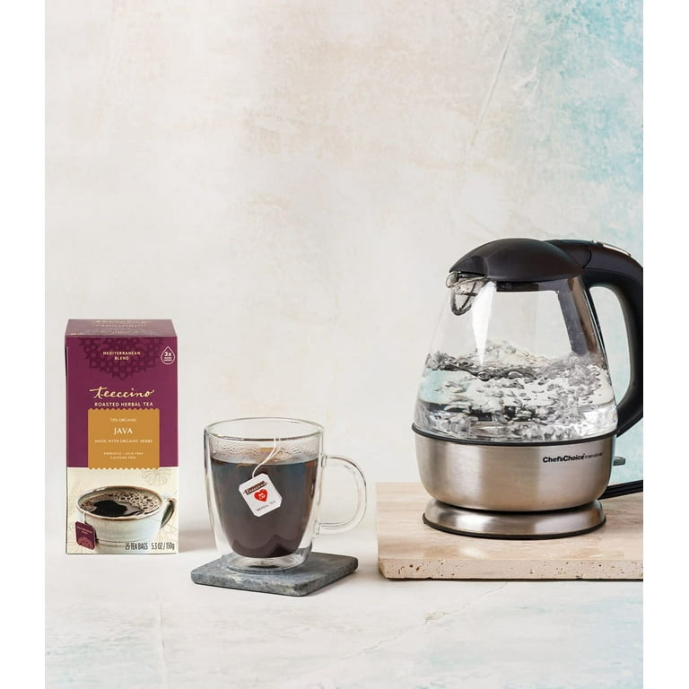 Teeccino, Roasted Herbal Tea, Java, 25 Tea Bags, Caffeine Free
