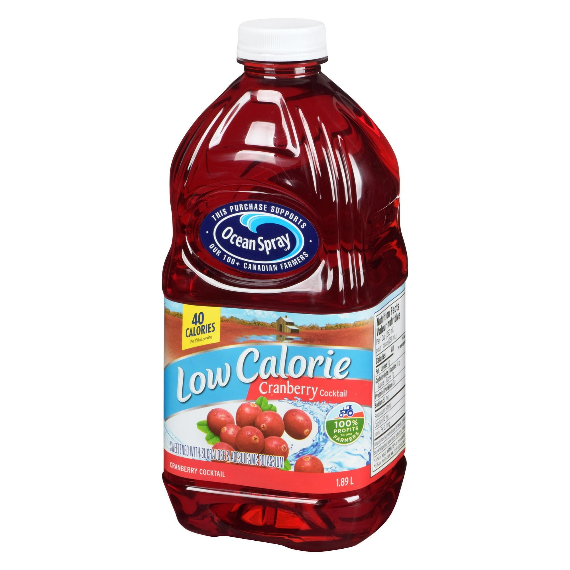 Ocean Spray Low Calorie Cranberry Cocktail 1.89L