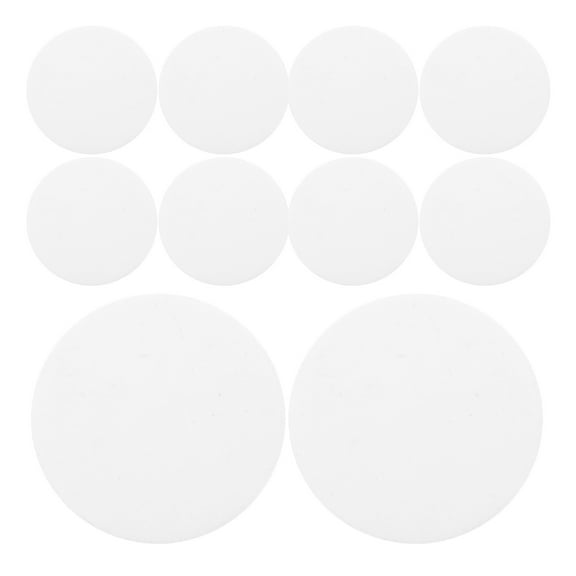 BESTYASH 10Pcs White Sublimation Aluminum Plates Heat Transfer Metal Blanks for Home Use