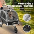 thumbnail image 4 of Carrito 2 en 1 para mascotas VEVOR con remolque de bicicleta para perros, de hasta 40 kg, 4 of 9