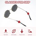 thumbnail image 4 of Cat Shape Eye Glasses Ear Grips, 12 Pairs Anti-Slip Eyeglass Ear Hooks with Box for Sunglasses Ear Hooks, Red, 4 of 7
