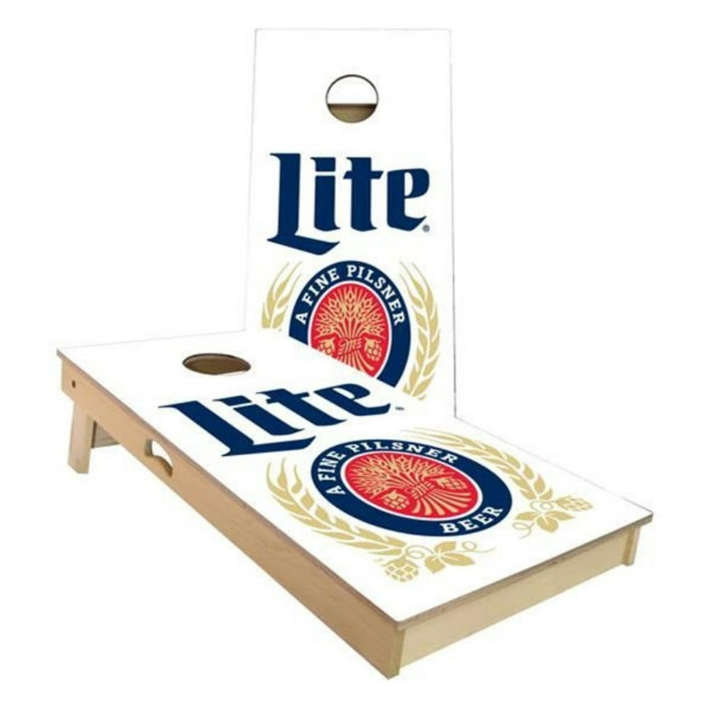 Miller Lite Original Cornhole Board Set Choose Your Size
