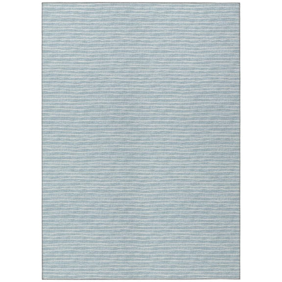 Indoor/Outdoor Laidley LA1 Sky Blue Washable 8' x 10' Rug