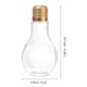 thumbnail image 3 of FELTECHELECTR Botella de vidrio con forma de bombilla de 400 ml, vasos novedosos para bebidas, recuerdos de fiesta para bebidas, cervezas y cócteles., 3 of 7