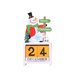 thumbnail image 1 of Injueey Calendario de cuenta regresiva de Adviento de para Navidad, Papá Noel, muñeco de nieve, decoración de Navidad para el hogar, regalos Kits de decoración para fiestas No.03, 1 of 4