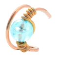 thumbnail image 1 of Pendientes transparentes sin perforaciones shaofei con cuentas de colores y clip para orejas para uso diario, 1 of 3