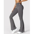 thumbnail image 3 of Scrunch Flare Leggings Daze V Back Butt Lifting Wide Leg High Waist 31.5" Gym Workout Yoga Pants, 3 of 6