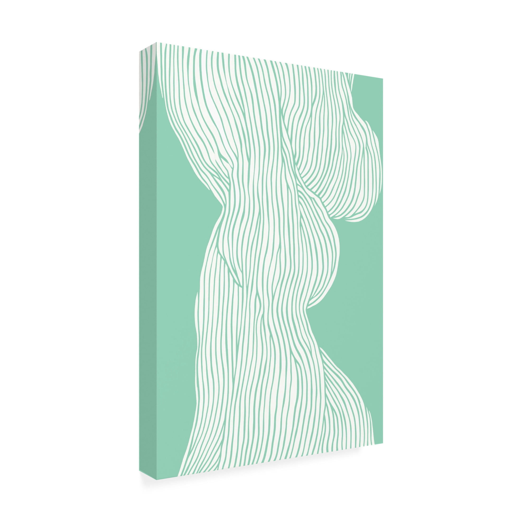 Trademark Fine Art Treechild   Fibers No 1 mint Canvas Wall Art