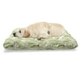 thumbnail image 1 of Garden Art Pet Bed, Spring Flowers Bouquet Crocuses with Healthy Fresh Petals Botanical, Resistant Pad for Dogs and Cats Cushion with Removable Cover, 24" x 39", Pale Green Cream Orange, by Ambesonne, 1 of 4