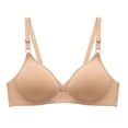 thumbnail image 2 of Saving Clearance 2025！Womens Plus Size Bras,,Middle Aged And Elderly Bras Without Steel Rings Large Size Underwear Front Button Style Bra Comfortable Bra, 2 of 5