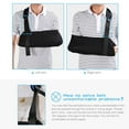 thumbnail image 2 of Gegong Arm Sling Adult,Arm Brace,Universal Arm Sling Adjustable Shoulder Strap For Adults Unisex Black, 2 of 8