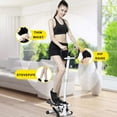 thumbnail image 2 of Exercise Stepper Machine with LCD Monitor, Unbranded Workout Stair Climber Stepper for Home Gym, Stepper Fitness Machine W/ Handle and Resistance Bands, 2 of 7