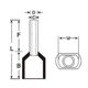 thumbnail image 4 of AWG 22/0.5mm Copper Wire Crimp Connector Double Ferrule Insulated Pin Cord End Orange TE0508 Pack of 200, 4 of 4