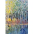 thumbnail image 2 of OToole, Tim 17x24 Gold Ornate Wood Framed with Double Matting Museum Art Print Titled - Reflected Trees I, 2 of 4
