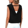 thumbnail image 2 of Posijego Workout Tops for Women Sleeveless Tank Tops Keyhole Back Crop Tops Athletic Running Gym Yoga Tee Shirts Activewear, 2 of 7