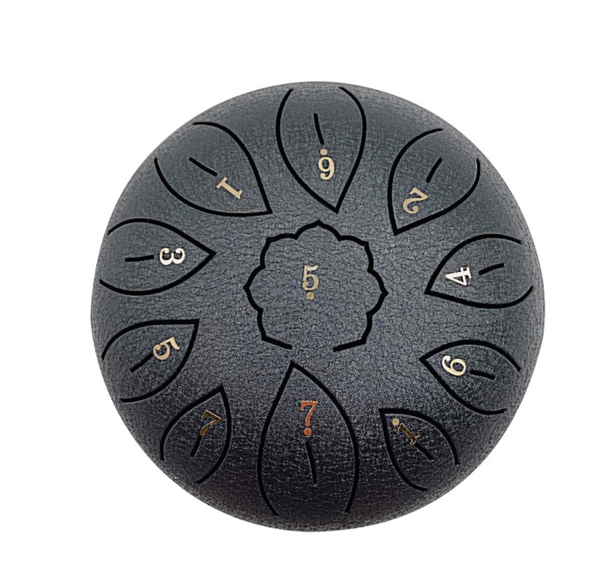 Steel Tongue Drum 6 Notes G Tone Hand Pan Drum Steel Petal Sound Zone Drum Portable Carry Bag Full Accessory Set&nbsp;Picks