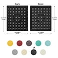 thumbnail image 2 of 2~4PCS Kitchen Sink Mat, 12 x 10 Dish Drying Mat, Rectangular Sink Protector Mats for Bottom of Kitchen Sink, Fast Draining Sink Mats Grid, 2 of 7