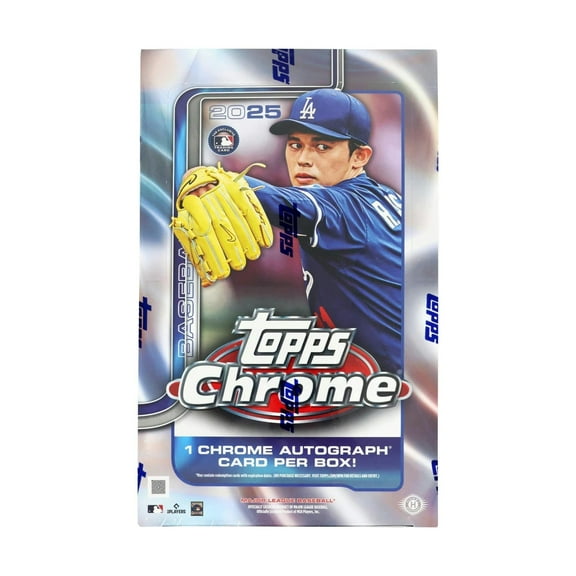 2025-26 Topps Chrome MLB Baseball Hobby Box