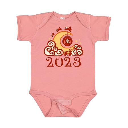 

Inktastic 2023 Chinese New Year Rabbit Gift Baby Boy or Baby Girl Bodysuit
