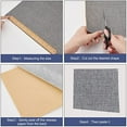 thumbnail image 5 of Linen Repair Patch Kit, 78.7"x15.7" Self Adhesive Light Gray, 5 of 9
