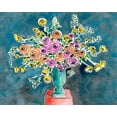 thumbnail image 2 of Moore, Regina 32x26 White Modern Wood Framed Museum Art Print Titled - Abundant Arrangement II, 2 of 4