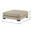 thumbnail image 4 of Lexicon Corydon Microfiber 7-Piece Modular Sectional with Ottoman in Brown, 4 of 9