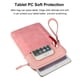 thumbnail image 5 of Cateissary Bolsa para tableta, funda de transporte de nailon, funda portátil impermeable para ordenador portátil, repuesto de bolsillo para Cables de computadora Rosa, 5 of 6