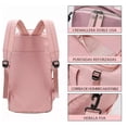 thumbnail image 4 of Mochila deportiva de viaje impermeable de tela Oxford rosa, 4 of 6