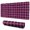 Pink and Black Checkered Pattern, variant on Green and Black Checkered Pattern Extended Large Mouse Pad, Desk Protector Mat with Non Slip Base & Stitched Edges, Durable Stable Gifts for Coworkers Family Friends,31.5"x11.8"