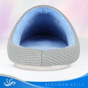 Bergman Kelly Memory Foam Slippers for Women & Men, Super Cushiony Slip-On House Shoes for WFH Comfort (Cush Collection - Scuff Style), US Company