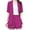 Hot Pink, variant on 2 Piece Sets for Women Shorts Casual Older Women Two Piece Outfits Sets Fall Pants Women's Solid Color Fashion High-end Casual Cardigan Two-piece Suit Suit