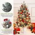 thumbnail image 3 of BENESKY Pre-Lit Tabletop Christmas Tree, 3ft Small Artificial Christmas Tree with Lighting Base & 78 Led Lights, 8 Lighting Modes, Home Office Holiday Outdoor Indoor Christmas Decor, 3 of 8