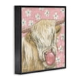 thumbnail image 2 of Stupell Industries Shabby Chic Bubblegum Cutie Cattle Black Framed Giclee Art, 12 x 12, by Sara G. Designs, 2 of 8