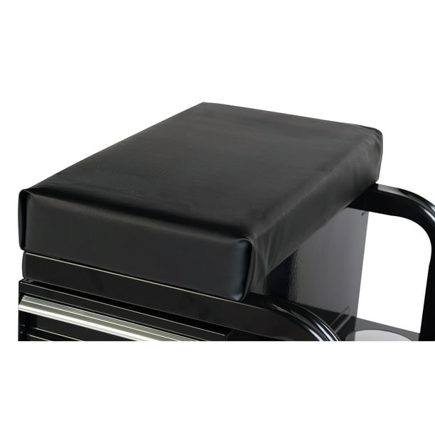 Hyper Tough PD2016AW 3-Drawer Creeper Seat, Black With 4 Caster