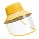 thumbnail image 2 of Sombrero , sombrero de protección anti-escupitajo Sombrero de protección facial de seguridad Sombrero prueba de polvo Amarillo Salvador Sombrero reversible, 2 of 5