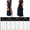 thumbnail image 2 of Vestido Largo De Fiesta Elegante Ygjytge Azul oscuro T L, 2 of 7