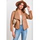 thumbnail image 3 of Abrigo PRETTYGARDEN 2025 de ante sintético camel con frente abierto S, 3 of 9