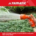 thumbnail image 7 of YAMATIC Hose Nozzle, Garden Hose Sprayer with 10 Spray Patterns for Watering, Washing Cars, and Showering Pets, 7 of 7