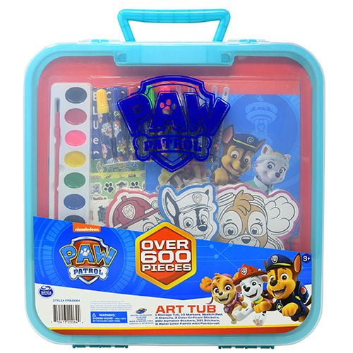 paw patrol tin activity set