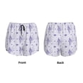 thumbnail image 5 of Fotbe Stripes and Sprigs of Lavender Womens High Waist Running Shorts Athletic Workout Quick Dry Shorts for Women with Pockets Gym Yoga Summer Shorts-Medium, 5 of 9