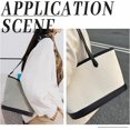thumbnail image 7 of 2pc 3D Knitting Crochet Bag Shaper Pads Boat Shape PU Leather Bag Bottom 12.4" x 6.2" & 9" x 2.3" Black Bags Insert Cushion Base with 2.5mm Holes for Pet Shopping Weaving Tote Women Bag, 7 of 7