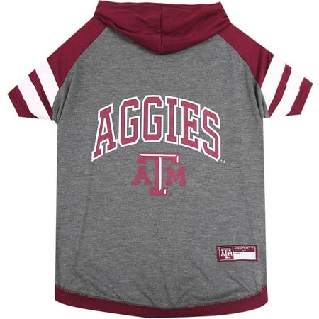 - Pets First College Texas A&M Aggies Pet Hoody Tee Shirt, 4 Sizes Available