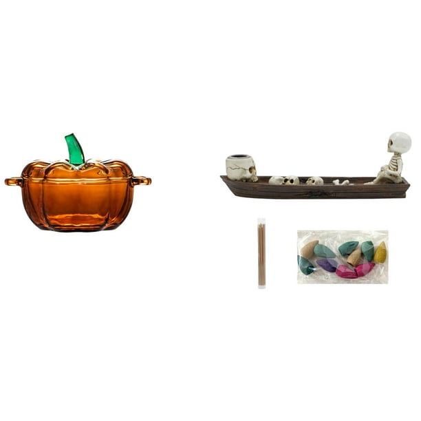 Plato de dulces,Plato de dulces de vidrio con tapa Tarro de dulces decorativo,Para el buffet de dulces,la mesa de fiesta del escritorio de la oficina y el hogar,Porta incienso,Figura de